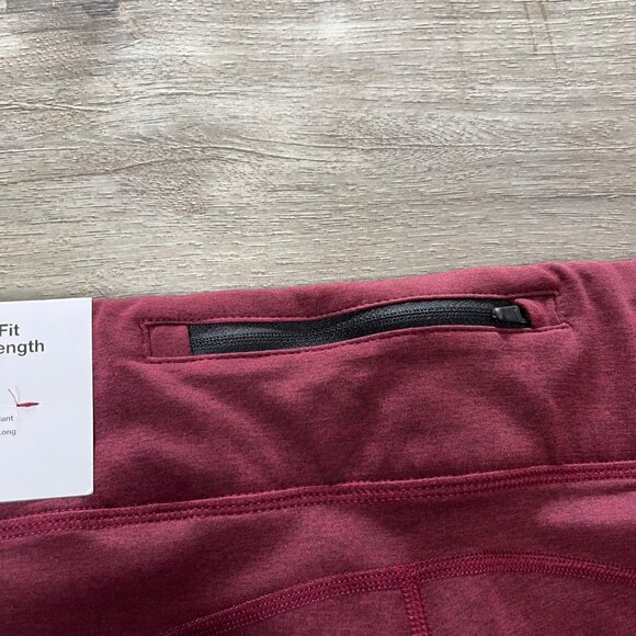 Nike Athletic Dri-Fit Mid Rise Tight Full Length Yoga Pants Pink NWT Size S - Picture 6 of 11